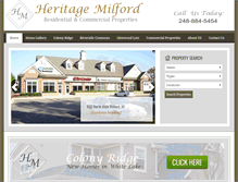Tablet Screenshot of heritagemilford.com